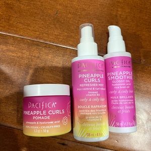 (unopened) pineapple curls pacifica bundle